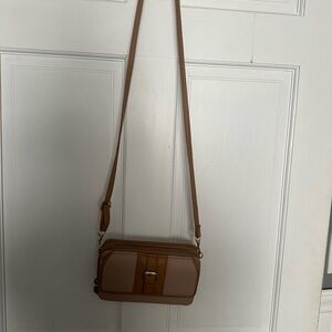 Bueno Two-Tone Brown Crossbody Bag VINTAGE